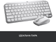 Клавіатура бездротова Logitech MX Keys Mini Wireless Illuminated UA Pale Grey (920-010499) - зображення 12