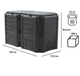 Двойной садовый компостер 800л Prosperplast MODULE COMPOGREEN, IKLM800C - изображение 2