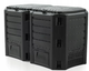 Двойной садовый компостер 800л Prosperplast MODULE COMPOGREEN, IKLM800C - изображение 5