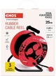 Удлинитель на катушке Emos P08225 25м (Резина 3х1,5мм IP44 3680W) - изображение 5