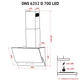 Вытяжка наклонная Perfelli DNS 6252 D 700 IV LED - изображение 14