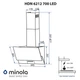 Похила витяжка Minola HDN 6212 BL/I 700 LED - изображение 13