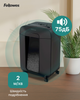 Шредер Fellowes LX85 10 листов 4x40 мм 19 л Black (f.U4400801) - изображение 11