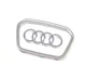 Емблема Audi в кермо логотип шильдик 9см Q3 Q5 Q7 Q8 - зображення 2