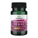 Вітамін D3 з К2, Vitamins D3 & K2 2000 Iu & 75mcg - 60 vcaps - зображення 1