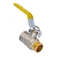Кран кульовий Waterpro WP607-15FML-Y - 1/2" FML ГШВ YELLOW, ручка "важіль" жовта (WP2931) - зображення 2
