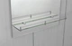 Дзеркало настінне Zerix SANSA MRZ04-450x600x100 прямокутне з полицею та декором ( ZX5626 ) 39814 - изображение 2