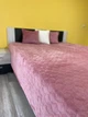 Покрывало ТЕП велюровое Velour Ромб круглый Розовый полуторное 150х210 см Двустороннее - изображение 1