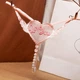 Трусики з намистинками Love you one size рожевий - зображення 1