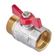 Кран кульовий Waterpro WP607-25FMW - 1" ГШМ [сталевий метелик] [WP3295] - зображення 1