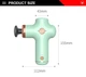 Портативний масажер пістолет YESOUL Massage Gun MG-11 зелений - зображення 8
