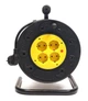 Подовжувач на котушці PowerPlant 15 м, 3x1.5мм2, 10А, 4 розетки (JY-2002/15) (PPRA10M150S4) - зображення 2