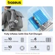 Портативний насос для матраців Baseus PocketGo Portable Air Pump 1600mAh White (C11157700221-00) - зображення 7