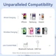 Powerbank павербанк УМБ Vention 10000mAh Magnetic Wireless 22.5W LED Display Type White (FHTW0) - зображення 4