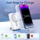 Powerbank павербанк УМБ Vention 10000mAh Magnetic Wireless 22.5W LED Display Type White (FHTW0) - зображення 8