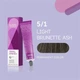 Стойкая крем-краска для волос Londa Professional Permanent Color Extra Rich Creme 5/1 Light Brunette Ash 60 мл (4064666216577) - изображение 2