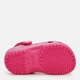 Детские кроксы-сабо для девочки Crocs Classic Iridescent Glitter CgT Dgf 210985-6ZQ 22-23 (C6) Dragon Fruit (198445120589) - изображение 6