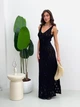 Платье длинное летнее женское ARTKNIT Ажур L-XL Черное (4823093466708) - изображение 1