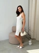 Платье короткое летнее женское ARTKNIT Ажур S-M Молочное (4823093466807) - изображение 3