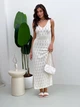 Платье длинное летнее женское ARTKNIT Ажур S-M Молочное (4823093466715) - изображение 9