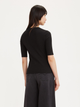 Koszulka damska bawełniana Levi's Luca Slim Tee Rib A3388-0004 XS Czarna (5401157130094) - obraz 2