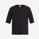 Koszulka damska bawełniana Levi's Luca Slim Tee Rib A3388-0004 XS Czarna (5401157130094) - obraz 3