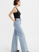 Jeansy damskie Levi's Ribcage Wide Leg H223 Far And Wide A6081-0002 W32L32 Błękitne (5401128251346) - obraz 5