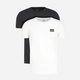 Koszulka męska bawełniana Levi's Crewneck Graphic 79681-0000 M Biały/Czarny (5400816407010) - obraz 1