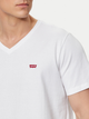 Koszulka męska bawełniana Levi's Original Hm Vneck 85641-0000 L Biała (5400816655602) - obraz 4