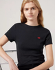 Koszulka damska bawełniana Levi's Essential Sporty Tee Rib A7419-0014 S Czarna (5401157127858) - obraz 4