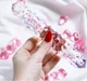 Двусторонний фаллоимитатор Glas Purple Rose Nubby Glass Dildo (15205000000000000) - изображение 11