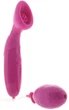 Вакуумная помпа для клитора Waterproof Silicone Clitoral Pumps цвет розовый (14706016000000000) - изображение 6