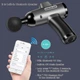 Массажный пистолет Fascial Gun HL F-08 (Bluetooth + Power Bank) Массажер 10 насадок 30 скоростей в удобном кейсе с ручкой 10048 - изображение 2