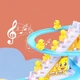 Игра Утиная трасса Small Duck интерактивная, для детей, с подъемным механизмом 3 уток (Duck-11335) - изображение 4