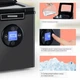 Льодогенератор Klarstein Icemeister 2G 12 кг/24г Чорний Б/У - изображение 4