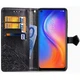 Кожаный чехол (книжка) Epik Art Case с визитницей для TECNO Spark 7 Черный - изображение 2