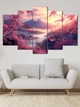 Модульная картина MAKO "Нежная сакура" 80x125 см MK50527 - изображение 4