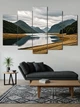 Модульная картина MAKO "Тихое горное озеро" 80x125 см MK50531 - изображение 5