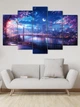 Модульная картина MAKO "Місто під покровом сакури" 80x125 см MK50520 - изображение 4