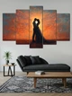 Модульна картина Mako Крила кохання 80x125 см Різнокольоровий (MK50554) - зображення 4