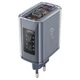 СЗУ Acefast A45 Exploration series PD65W GaN (1USB-A/2C) Mica gray - изображение 1