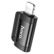 Переходник HOCO UA31B OTG Lightning male to Type-C female (Black) (201581) - изображение 1