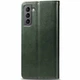 Чехол-книжка GETMAN Gallant (PU) кожаный для Samsung Galaxy S23 FE Зеленый - изображение 3