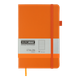 Книга записна Buromax Etalon 125*195мм 96 аркушів у лінію обкладинка штучна шкіра Помаранчева (BM.291260-11) - изображение 1