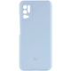 Чехол Epik Silicone Cover Full Camera (AAA) для Xiaomi Redmi Note 10 5G / Poco M3 Pro Голубой / Lilac Blue - изображение 1