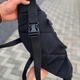 Мужская черная сумка через плечо на пояс бананка слинг TKT MK - зображення 8