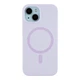 Чохол Glow Silicone Case with Magsafe для iPhone 15 Колір Light purple - изображение 1
