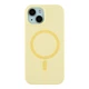 Чохол Glow Silicone Case with Magsafe для iPhone 15 Колір Yellow - изображение 1