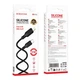 Кабель USB Borofone BX113 Silicone Type-C to Lightning PD27W 2m Колір Чорний - изображение 2