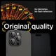 Защитное стекло на камеру Spigen EZ Fit Optik 2-Pack для iPhone 16 Pro/16 Pro Max/17 Pro/17 Pro Max Natural Titanium (AGL07163) - изображение 9